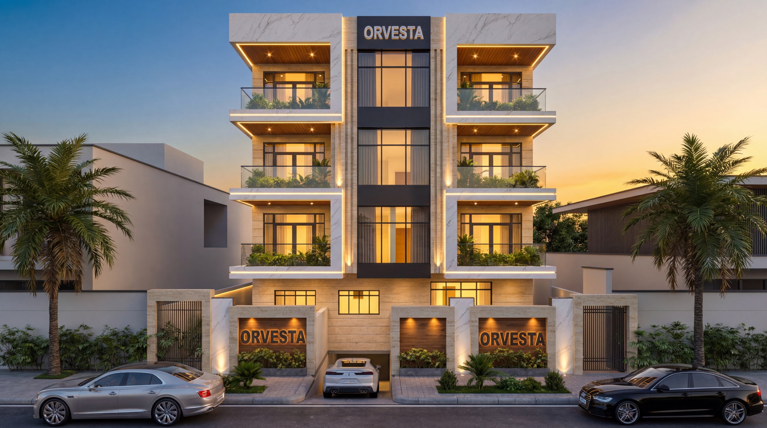 R237 Luxury Villa Architectural Rendering